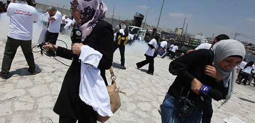 استنكار استهداف قوات الاحتلال الإسرائيلي لمجموعة مصورين صحفيين