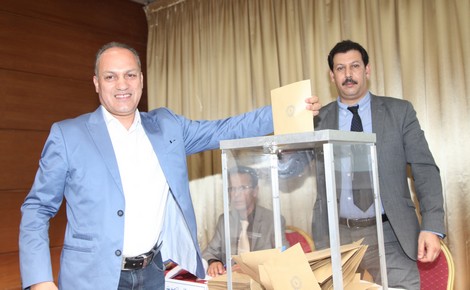 عرس اعلامي بامتياز اثناء انتخاب اعضاء المجلس الوطني للصحافة-فيديو